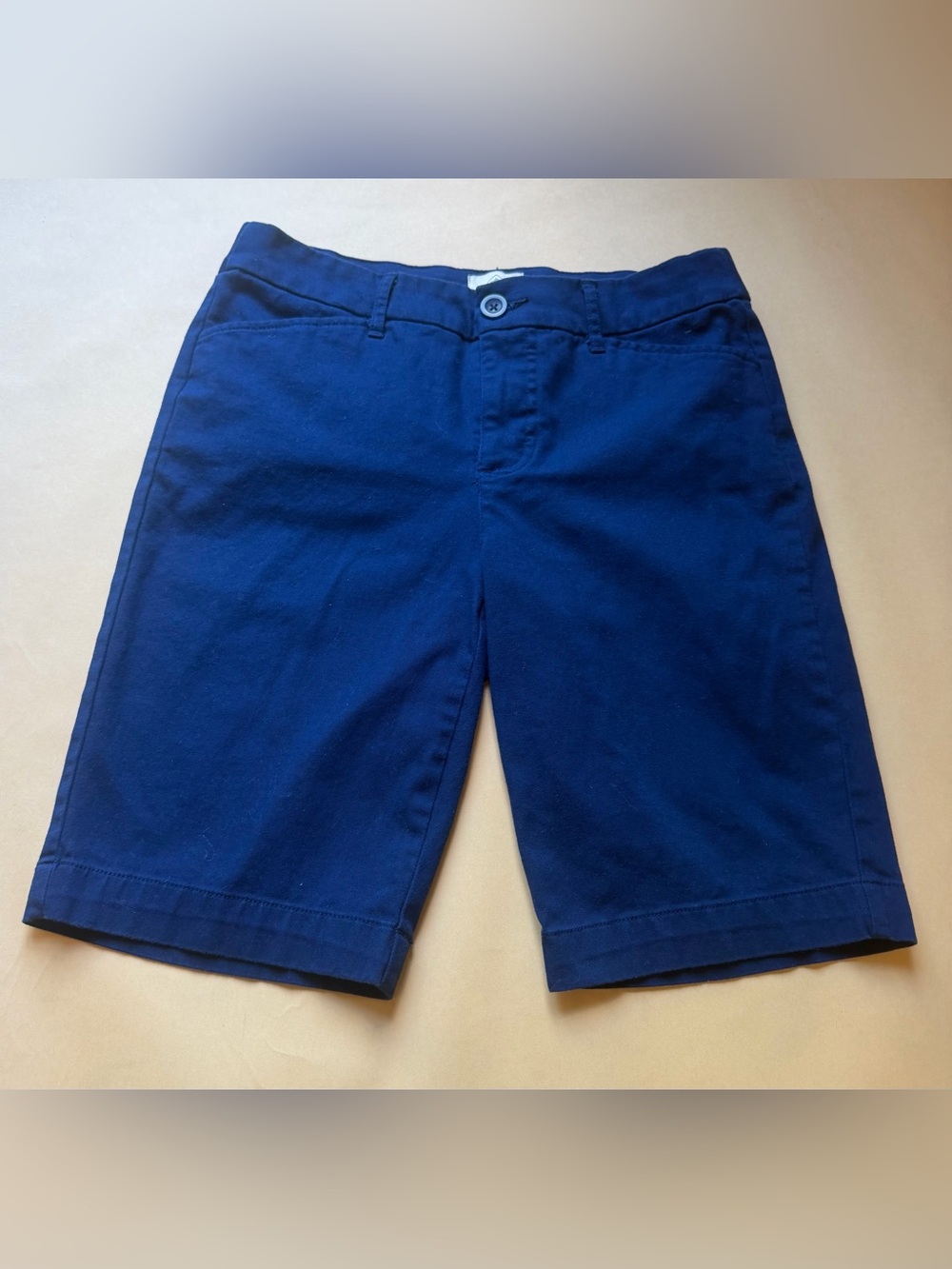 St. John’s Bay Navy Blue Bermuda Shorts — Women’s Size 6